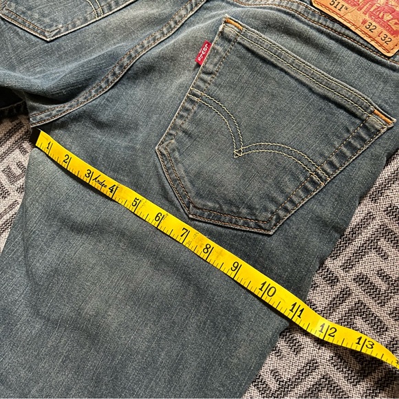 LEVI’S 511 Men’s Blue Jeans - Straight Leg - 32x32 - Picture 12 of 14